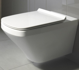 ПОДВЕСНОЙ БЕЗОБОДКОВЫЙ УНИТАЗ С КРЫШКОЙ DURAVIT RIMLESS DURASTYLE (45510900A1)
