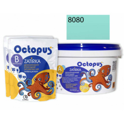 ЭПОКСИДНАЯ ЗАТИРКА OCTOPUS ZATIRKA 2-КОМП. ЦВЕТ ЗЕЛЕНО-МЯТНЫЙ 8080 2,5 КГ (8080-2)