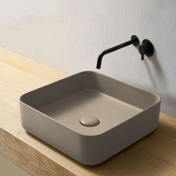 РАКОВИНА НАКЛАДНАЯ 40 СМ CIELO SHUI COMFORT, БЕЖЕВЫЙ (SHCOLAQ40-AV)