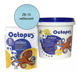 ЭПОКСИДНАЯ ЗАТИРКА OCTOPUS ZATIRKA 2-КОМП. ЦВЕТ НЕБЕСНЫЙ 1,25 КГ (8543-1)
