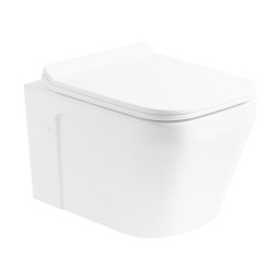 УНИТАЗ ПОДВЕСНОЙ БЕЗОБОДКОВЫЙ DEVIT UP С СИДЕНЬЕМ QUICK FIX, SOFT CLOSE (3020120)