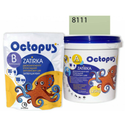 ЭПОКСИДНАЯ ЗАТИРКА OCTOPUS ZATIRKA 2-КОМП. ЦВЕТ ЗЕЛЕНО-МЯТНЫЙ 8111 1,25 КГ (8111-1)