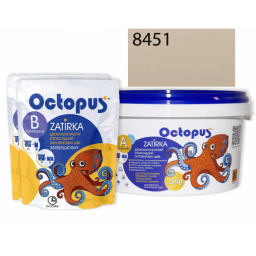 ЭПОКСИДНАЯ ЗАТИРКА OCTOPUS ZATIRKA 2-КОМП. ЦВЕТ БЕЖЕВЫЙ 8451 2,5 КГ (8451-2)