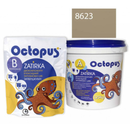 ЭПОКСИДНАЯ ЗАТИРКА OCTOPUS ZATIRKA 2-КОМП. ЦВЕТ СЕРЫЙ 8623 1,25 КГ (8623-1)
