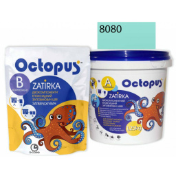 ЭПОКСИДНАЯ ЗАТИРКА OCTOPUS ZATIRKA 2-КОМП. ЦВЕТ ЗЕЛЕНО-МЯТНЫЙ 8080 1,25 КГ (8080-1)