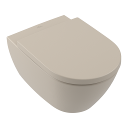 ПОДВЕСНОЙ БЕЗОБОДКОВЫЙ УНИТАЗ VILLEROY&BOCH SUBWAY 2.0, ALMOND (5614R0AM)