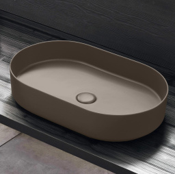 РАКОВИНА НАКЛАДНАЯ 60 СМ CIELO SHUI COMFORT, КОРИЧНЕВЫЙ (SHCOLAO60-AN)