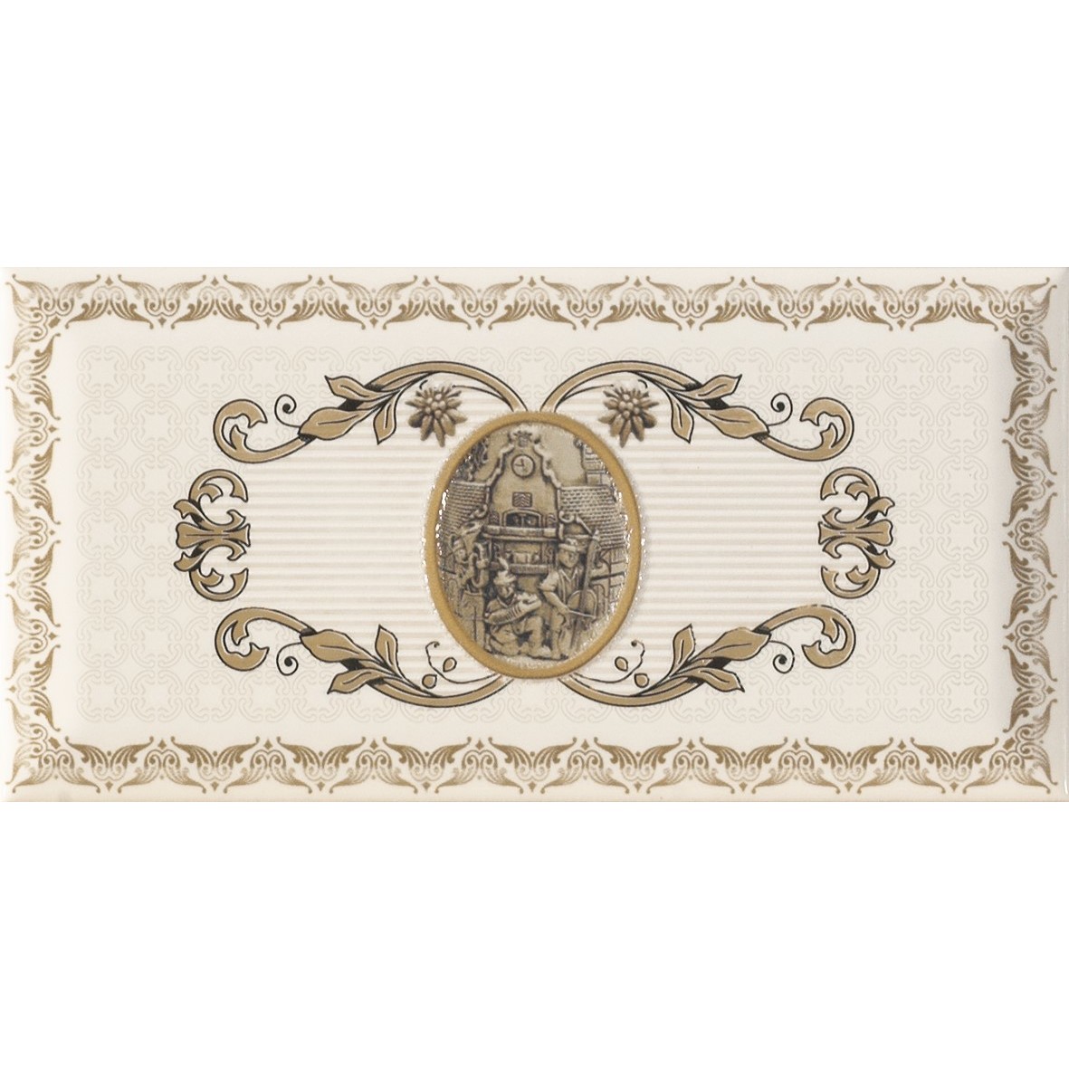 Фото плитки MONOPOLE REINA 1 10x20 из коллекции MONOPOLE REINA 