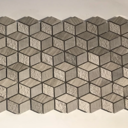 Фото плитки MOZAICO DE LUX CL-MOS PW5002 30Х26 из коллекции MOZAICO DE LUX CL-MOS 