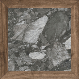 Фото плитки FANAL HERITAGE LOSANGA STONE BLACK REC NPLUS 90Х90 из коллекции FANAL HERITAGE 