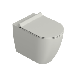 НАПОЛЬНЫЙ БЕЗОБОДКОВЫЙ УНИТАЗ CATALANO SFERA 54 NEW FLUSH, CEMENTO SATINATO (05 1455 0023)