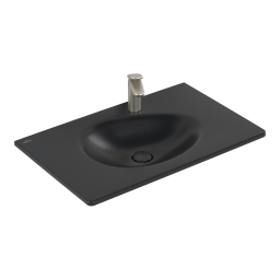 РАКОВИНА ВСТРАИВАЕМАЯ 80Х50 VILLEROY&BOCH ANTAO, PURE BLACK (4A7581R7)