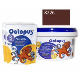 ЭПОКСИДНАЯ ЗАТИРКА OCTOPUS ZATIRKA 2-КОМП. ЦВЕТ КОРИЧНЕВО-ПЕРСИКОВЫЙ 8226 2,5 КГ (8226-2)