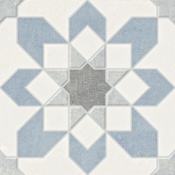 Фото плитки HARMONY DOHA BLUE FLOWER SP 22,3x22,3x0,9 из коллекции HARMONY DOHA 