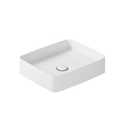 РАКОВИНА НАКЛАДНАЯ 45Х38 СМ GALASSIA SMART B, БЕЛЫЙ (7414)