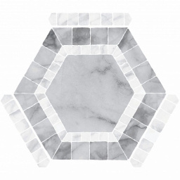 Фото плитки MONOPOLE AVANT IBIZA GREY 22X25 из коллекции MONOPOLE AVANT 