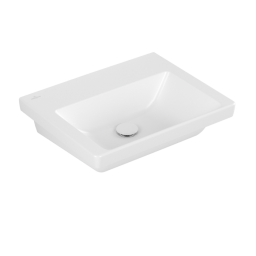 РАКОВИНА 55Х44 VILLEROY&BOCH SUBWAY 3.0, STONE WHITE (4A70F6RW)