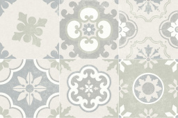 Фото плитки ESTUDIO CERAMICO HAMPTONS NORTH HAVEN PATCHWORK 14,7Х14,7 из коллекции ESTUDIO CERAMICO HAMPTONS 