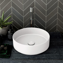 РАКОВИНА НАКЛАДНАЯ 40 СМ CIELO SHUI COMFORT, БЕЛЫЙ (SHCOLAT40-BIANCO)