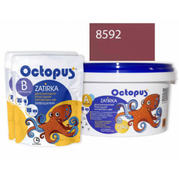 ЭПОКСИДНАЯ ЗАТИРКА OCTOPUS ZATIRKA 2-КОМП. ЦВЕТ ФИОЛЕТОВО-КОРИЧНЕВЫЙ 8592 2,5 КГ (8592-2)