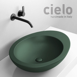 КЕРАМИЧЕСКАЯ РАКОВИНА 60 СМ CIELO LE GIARE, ТЕМНО-ЗЕЛЕНЫЙ (LGLA60-MU)