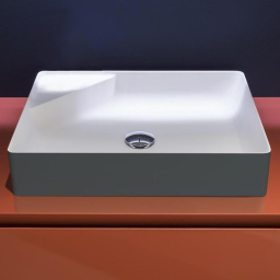 РАКОВИНА НАКЛАДНАЯ 54 СМ ANTONIO LUPI SIMPLO, ТЕМНО-СЕРЫЙ (SIMPLO54 BIANCO-MATITA)