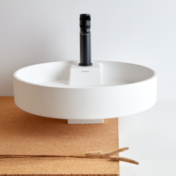 РАКОВИНА НАКЛАДНАЯ d42 CM SANYCCES TURE, БЕЛЫЙ МАТОВЫЙ (LV309D4214WM)