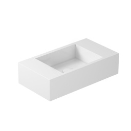 РАКОВИНА 55Х30 СМ GALASSIA PLUS DESIGN, БЕЛЫЙ (6035S)