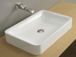 КЕРАМИЧЕСКАЯ РАКОВИНА 62 СМ FLAMINIA NILE 62, WHITE (NL62A)