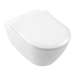 ПОДВЕСНОЙ БЕЗОБОДКОВЫЙ УНИТАЗ VILLEROY&BOCH SUBWAY 2.0, STONE WHITE (5614R0RW)