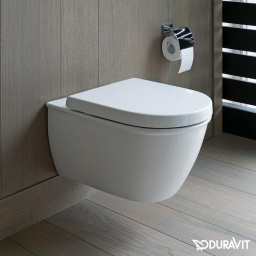 ПОДВЕСНОЙ БЕЗОБОДКОВЫЙ УНИТАЗ DURAVIT RIMLESS® DARLING NEW (2563090000)