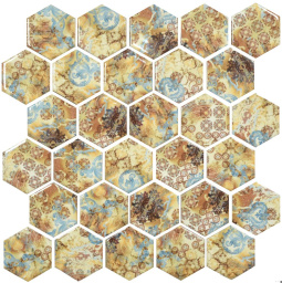 Фото плитки KOTTO HP 6021 HEXAGON 29,5X29,5X0,9 из коллекции KOTTO HEXAGON 