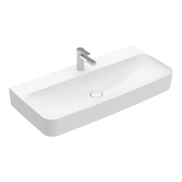 РАКОВИНА ПОДВЕСНАЯ 100Х47 VILLEROY&BOCH FINION, WHITE ALPIN (4168ABR1)