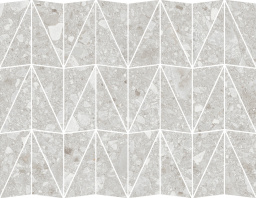 Керамогранит RAGNO REALSTONE CEPPO MOSAICO TRIANGOLI BIANCO RCZV 29x39x0,9 из коллекции RAGNO REALSTONE CEPPO 