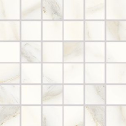 Фото плитки LASSELSBERGER RAKO CAVA WHITE MOSAIC 5X5/30X30 FL 29,8X29,8 из коллекции LASSELSBERGER RAKO CAVA 