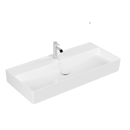 РАКОВИНА ПОДВЕСНАЯ 100Х47 VILLEROY&BOCH MEMENTO 2.0, WHITE ALPIN CERAMICPLUS (4A221HR1)