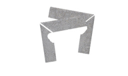 Фото плитки STROEHER ROCCIA GRIGIO 9118.840 ПЛИНТУС УГЛОВОЙ ПРАВЫЙ 7,3X29 из коллекции STROEHER ROCCIA 