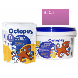 ЭПОКСИДНАЯ ЗАТИРКА OCTOPUS ZATIRKA 2-КОМП. ЦВЕТ РОЗОВЫЙ 8303 2,5 КГ (8303-2)