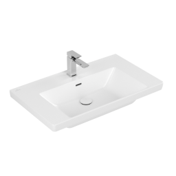 РАКОВИНА 80Х47 VILLEROY&BOCH SUBWAY 3.0, STONE WHITE (4A7080RW)