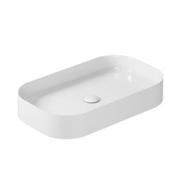 РАКОВИНА 65Х38 СМ GALASSIA SMART B, БЕЛЫЙ (7407)