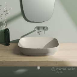 КЕРАМИЧЕСКАЯ РАКОВИНА 60 СМ CATALANO GREEN LUX, СЕРАЯ (160AGRLXGS)