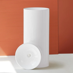 РАКОВИНА НАПОЛЬНАЯ d40X90H CM SANYCCES CIRCO, БЕЛЫЙ МАТОВЫЙ (LV318D4090WM)