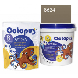 ЭПОКСИДНАЯ ЗАТИРКА OCTOPUS ZATIRKA 2-КОМП. ЦВЕТ СЕРЫЙ 8624 1,25 КГ (8624-1)