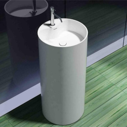 РАКОВИНА НАПОЛЬНАЯ d45XH90 CM SANYCCES VISTABELLA SANYCOAT, БЕЛЫЙ МАТОВЫЙ/RAL (LV320D4590WMRAL)