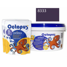 ЭПОКСИДНАЯ ЗАТИРКА OCTOPUS ZATIRKA 2-КОМП. ЦВЕТ 8333 ФИОЛЕТОВО-БАКЛАЖАНОВЫЙ 2,5 КГ (8333-2)