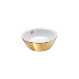КЕРАМИЧЕСКАЯ РАКОВИНА 42 СМ CATALANO GOLD&SILVER, GOLD/WHITE (142VLNBO)