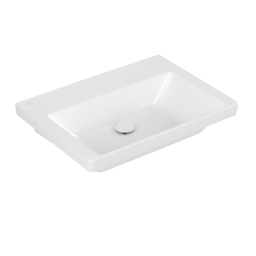 РАКОВИНА 65Х47 VILLEROY&BOCH SUBWAY 3.0, WHITE ALPIN CERAMICPLUS (4A7068R1)