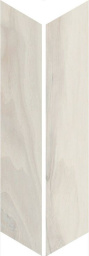 Фото плитки RONDINE WOODIE WHITE CHEVRON 7,5Х40,7 из коллекции RONDINE WOODIE 