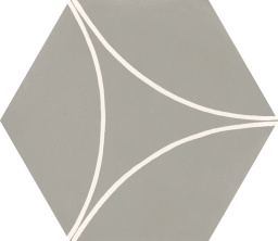 Фото плитки MARAZZI CEMENTUM NICKEL DECORO ARCO 18,2X21 из коллекции MARAZZI CEMENTUM 