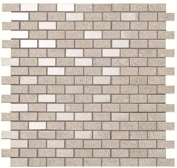 Фото плитки ATLAS CONCORDE KONE SILVER MOSAICO BRICK* 30,4X30,4 из коллекции ATLAS CONCORDE KONE 